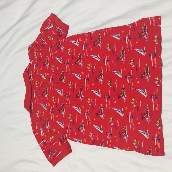 Sailboat Cotton Mesh Polo Shirt size 5. - Picture 2 of 9